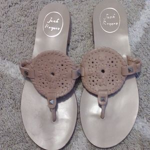 Jack Rogers Sandals size 8 leather Georgia